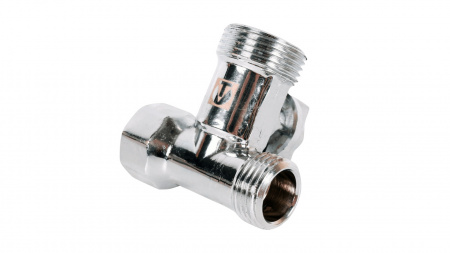 Кран проходной Valtec 1/2*3/4*1/2 вн-нар-нар