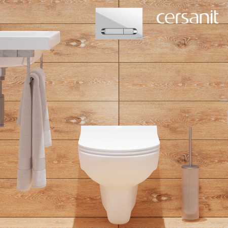 Комплект Инсталляция + унитаз + кнопка белаяРоссия