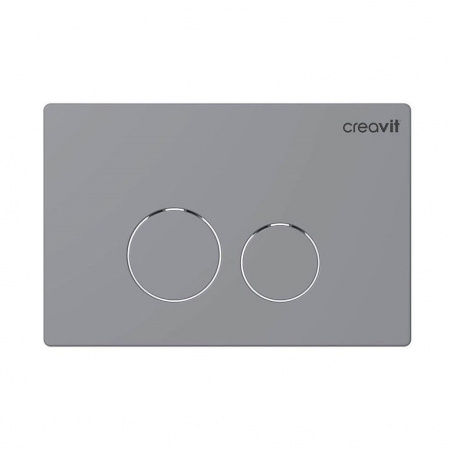 Кнопка серая матовая Greovit terra gr9002 00