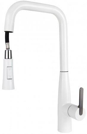 Смеситель кухни белый Kaiser  22144-24