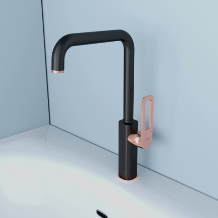 Смеситель кухни черный Iddis SLIBG00I05