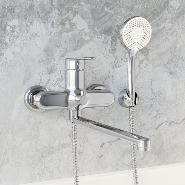 Смеситель ванны хром Avrora Moss AV5630