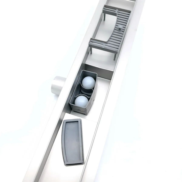 Трап-лоток 70*550 D40/50 решетка нержавеющая сталь