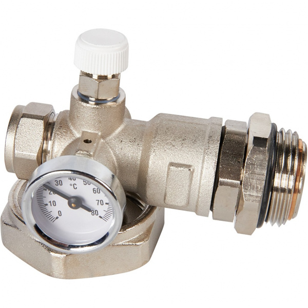 Насосно-смесительный узел Stout c термоклапаном и байпасом