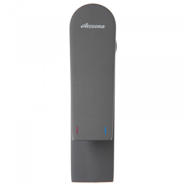 Смеситель раковины графит Accoona  A90125AТ