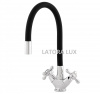 Смеситель кухни хром Latora Lux 2106LL