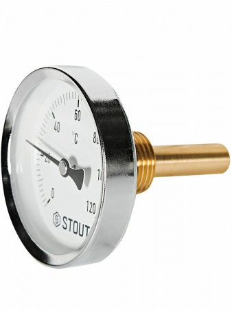 Термометр Stout биметаллический 1/2"