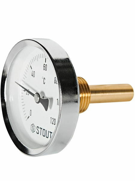 Термометр Stout биметаллический 1/2"