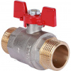 Кран шаровый Rommer 1" нар-нар бабочка