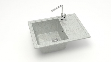 Мойка 575 кварц светло серый 