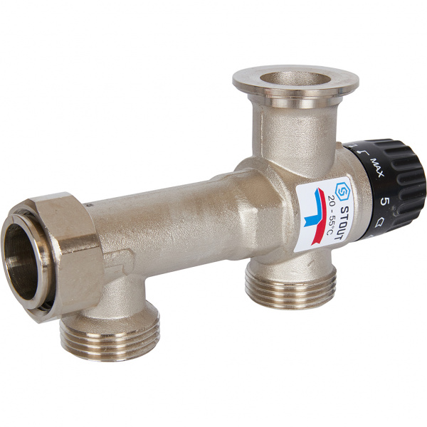 Насосно-смесительный узел Stout c термоклапаном 20-55 °C