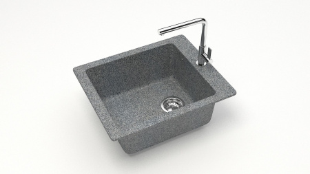 Мойка 500 кварц темно-серый 