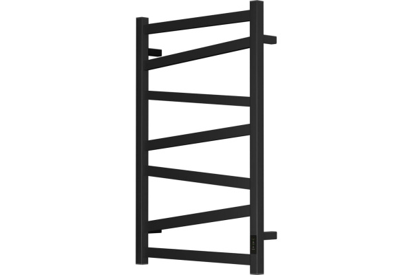 Полотенцесушитель В80*Ш50 электрический лесенка черный PN15858B