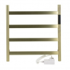 Полотенцесушитель В47*Ш50 электрический лесенка матовое золото