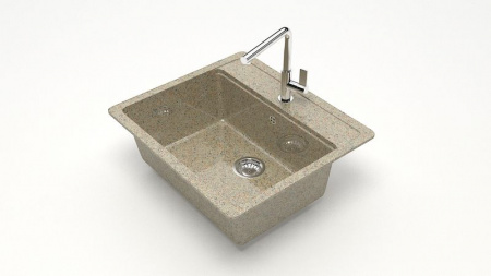 Мойка 570 кварц песочный