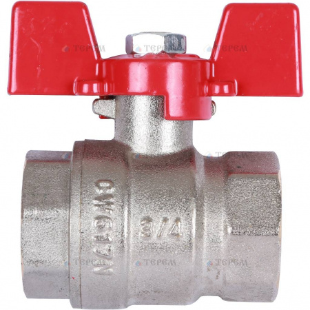 Кран шаровый Rommer 3/4 вн-вн бабочка
