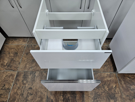 Тумба 60 см под столешницу Лондри белая