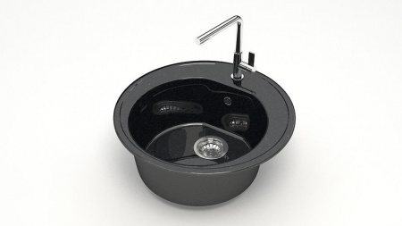 Мойка 505 кварц антрацит 