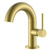 Смеситель раковины матовое золото Elghansa 1637181-MattGold