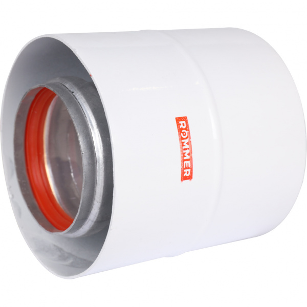 Начальный участок дымохода Rommer 60/100 прямой