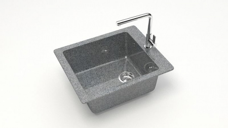 Мойка 500 кварц темно-серый 