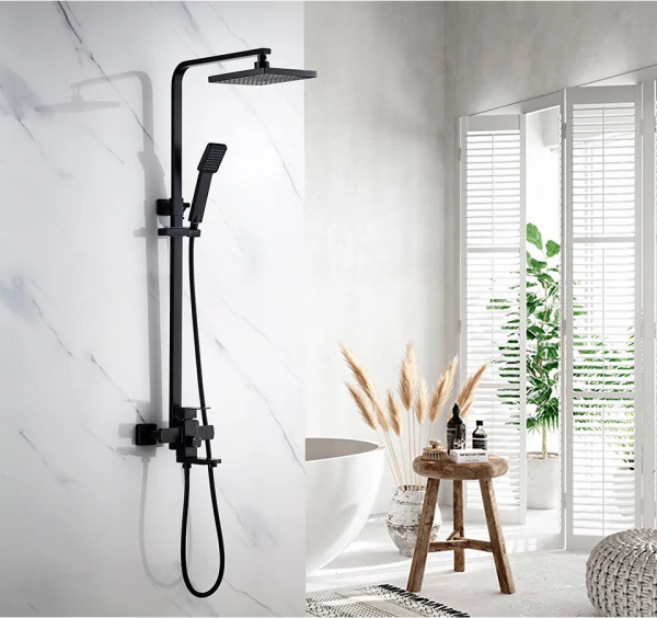 Душевой гарнитур  черный Accoоna  AF83201F