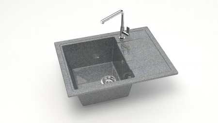 Мойка 575 кварц темно-серый 