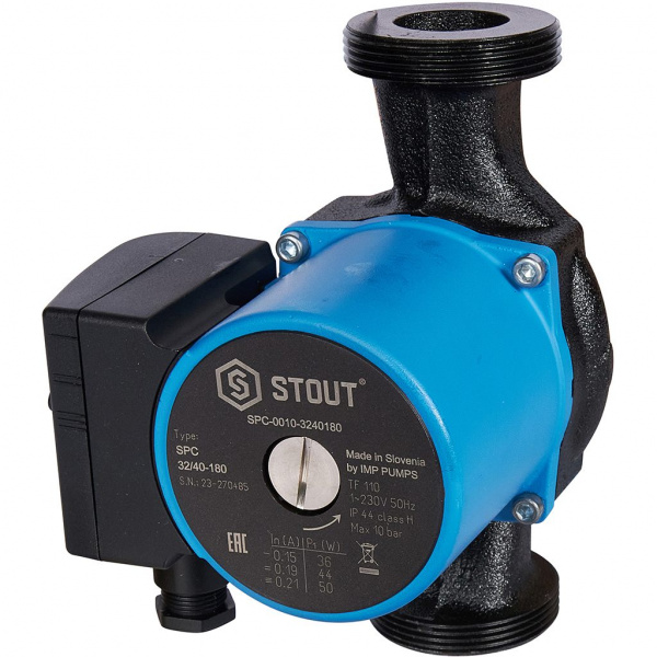 Насос циркуляционный Stout 32/40 180 мм